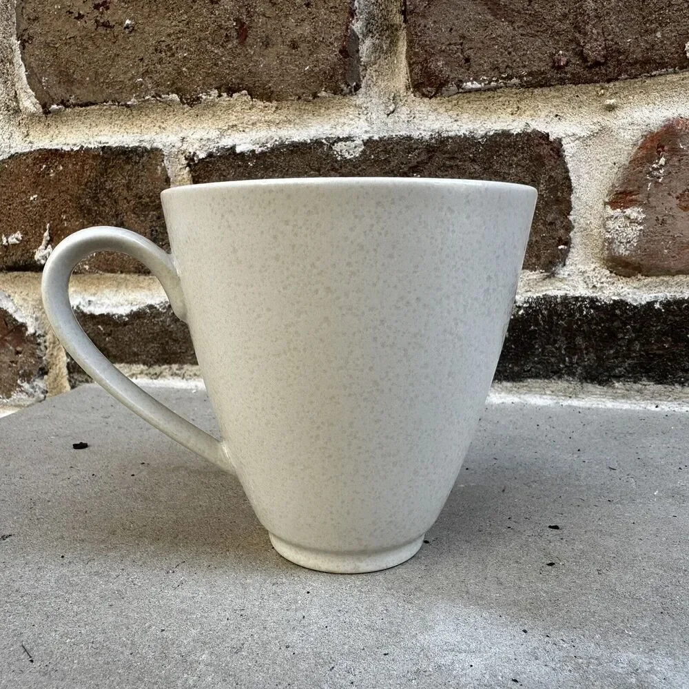 Crate & Barrel | DESIGN HOUSE Stockholm~Pearl White Stoneware Coffee mug tea cup